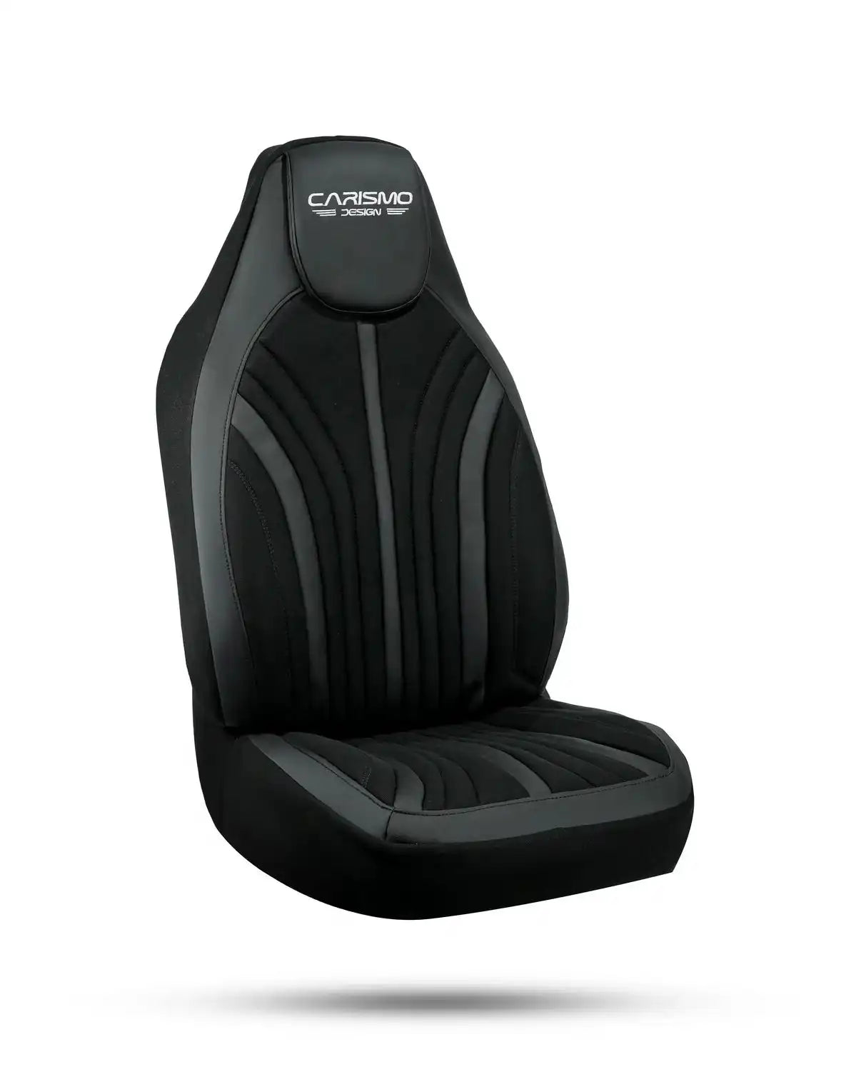 Housses de Sièges Auto Premiumen cuir – Compatibles avec Tous les Véhicules -Full black