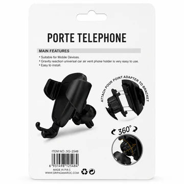 PORTE TÉLÉPHONE CLIM