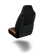 Housses de Sièges Auto Premiumen cuir – Compatibles avec Tous les Véhicules - Full tabac