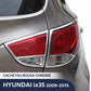 2 Cache feu rouge chromer hyundai ix35 2009-2015