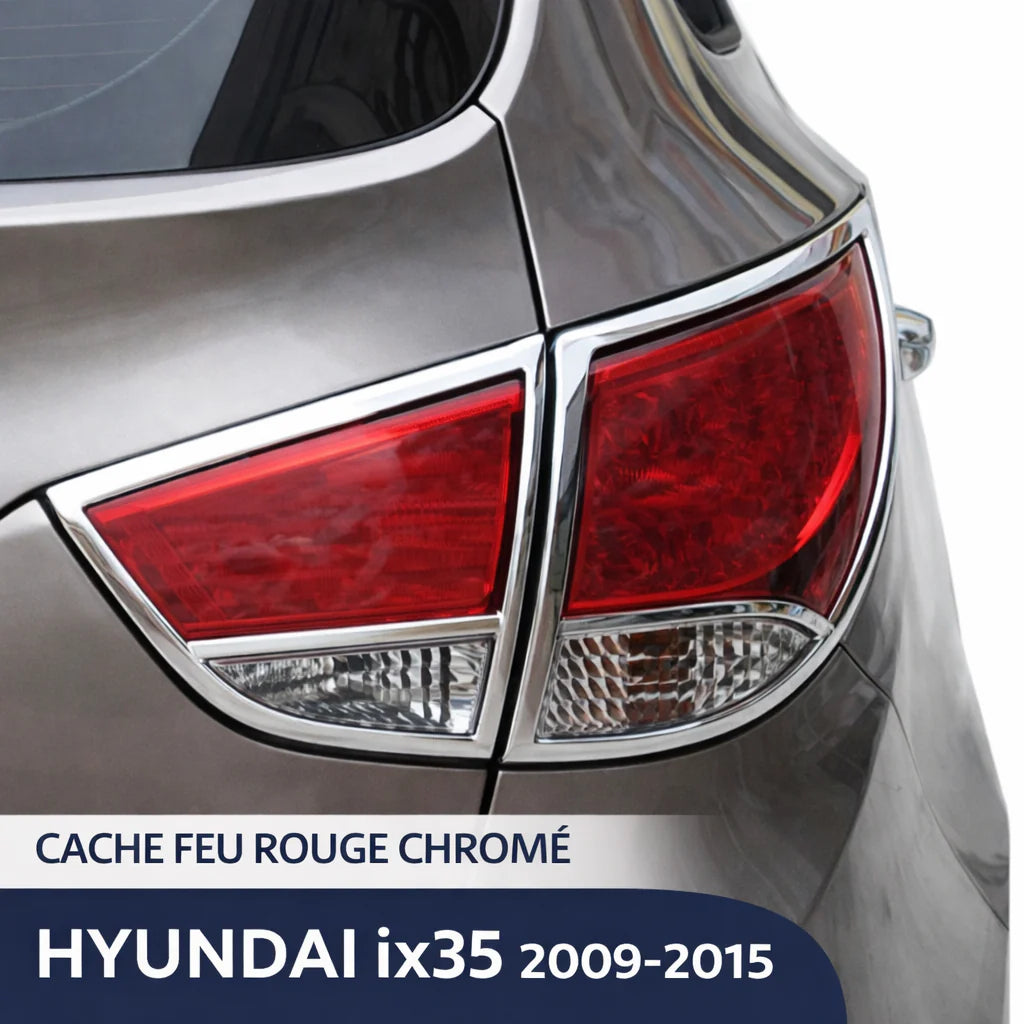 2 Cache feu rouge chromer hyundai ix35 2009-2015