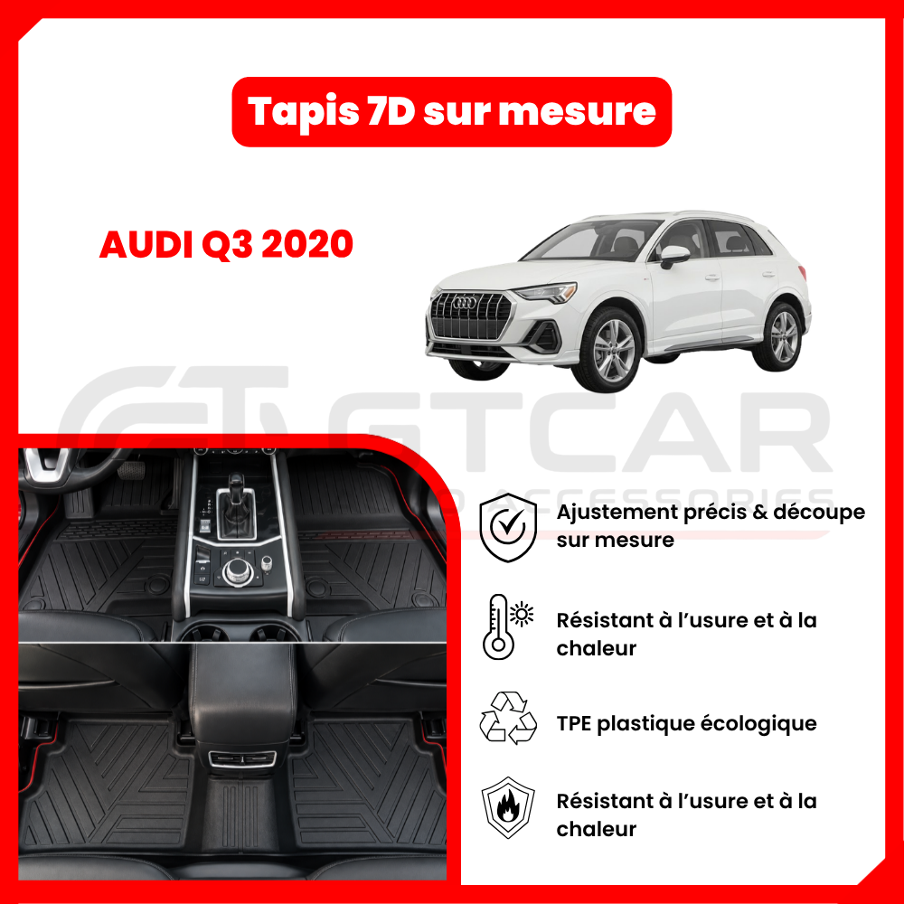 Tapis sur mesure 7D AUDI Q3 2020