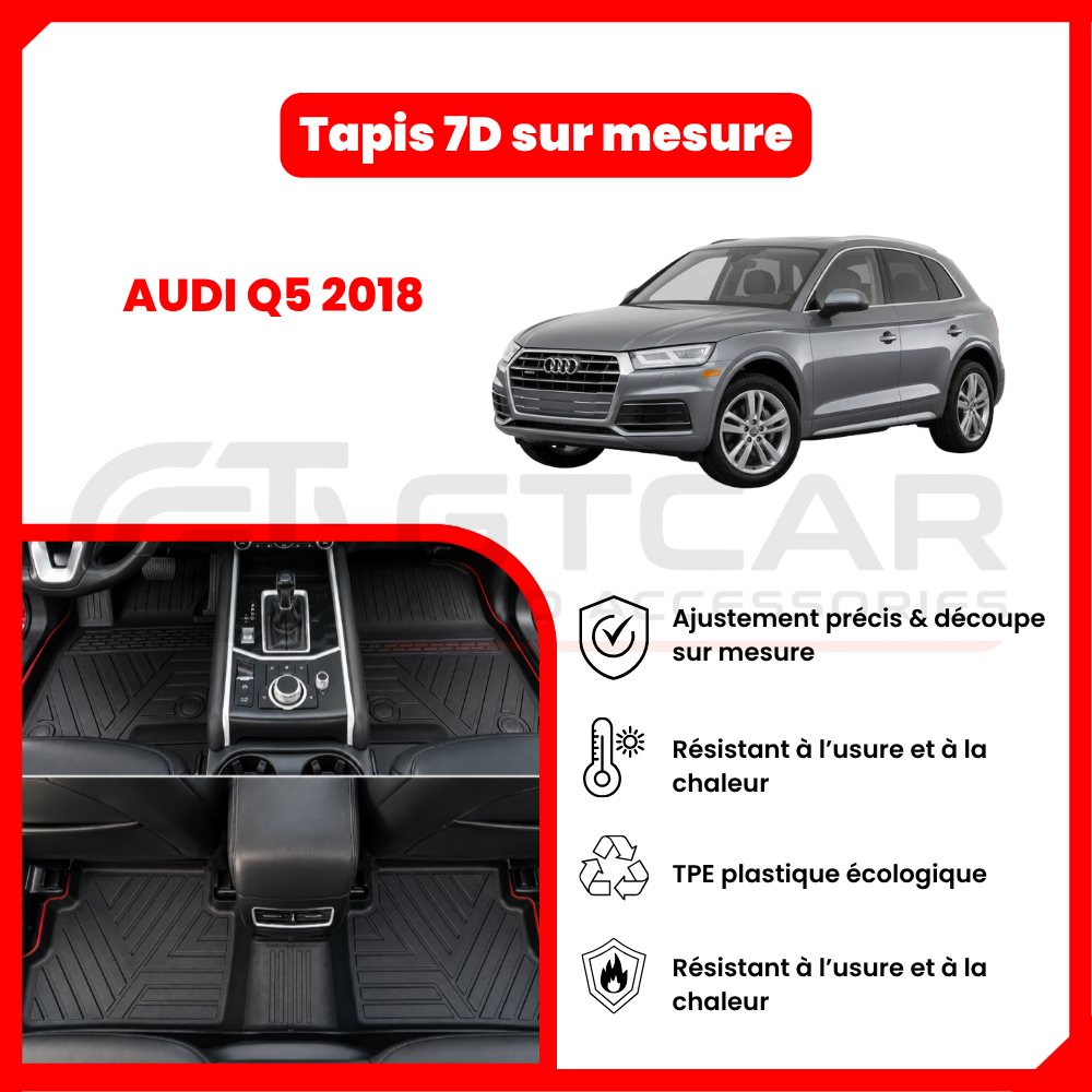 Tapis sur mesure 7D AUDI Q5 2018