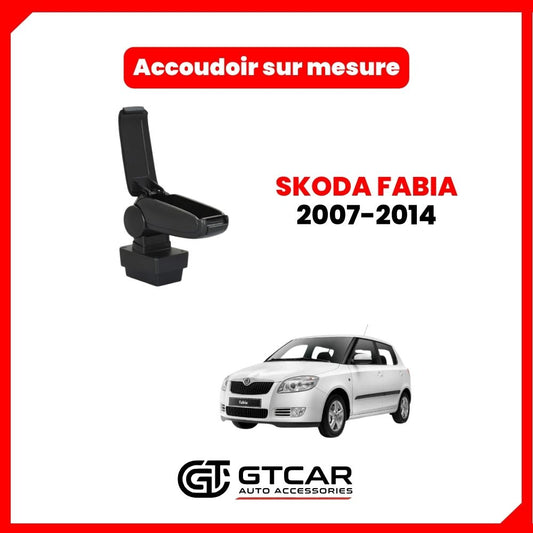 Accoudoir sur mesure Skoda Fabia 2007-2014