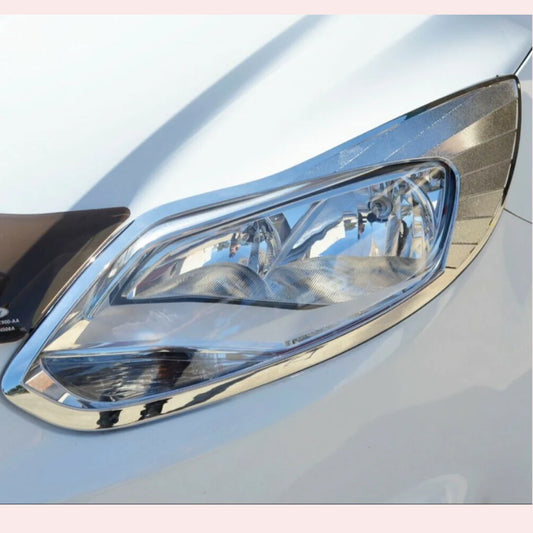 2 Cache optique chromer sur mesure Ford focus 2009-2013