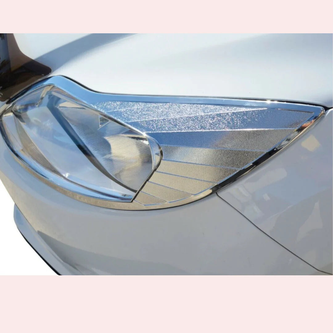 2 Cache optique chromer sur mesure Ford focus 2009-2013