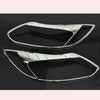 2 Cache optique chromer sur mesure Ford focus 2009-2013