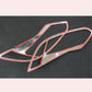 2 Cache optique chromer sur mesure Ford focus 2009-2013