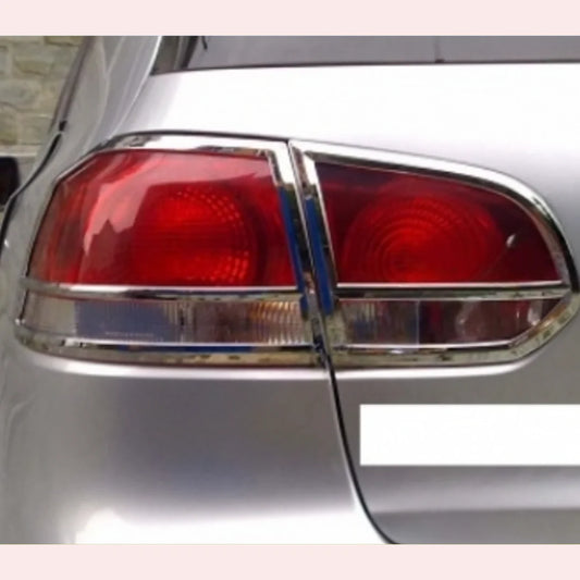 2 cache feu rouge chromer volkswagen golf 6 2007-2011