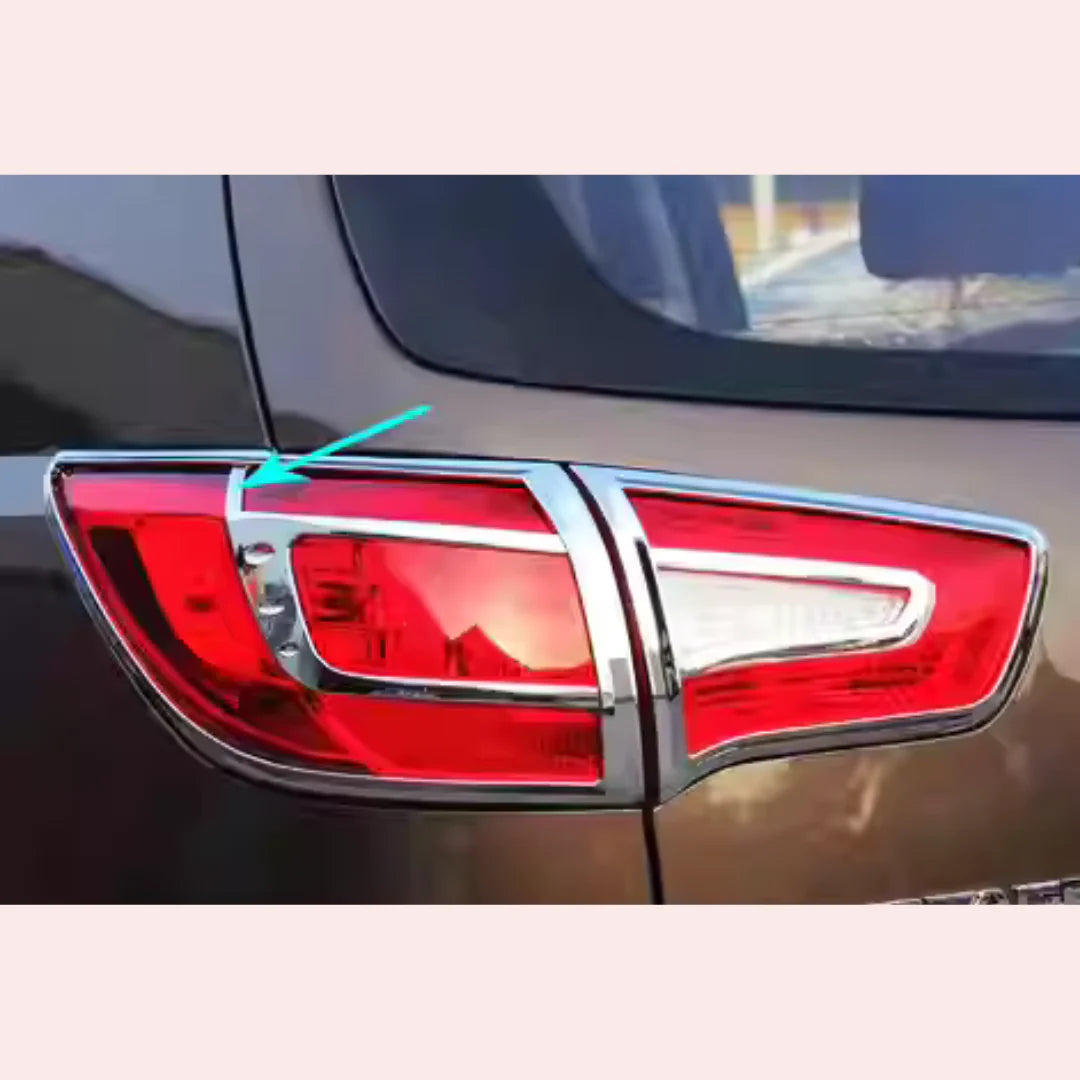 2 cache feu rouge chromer kia sportage 2011-2015