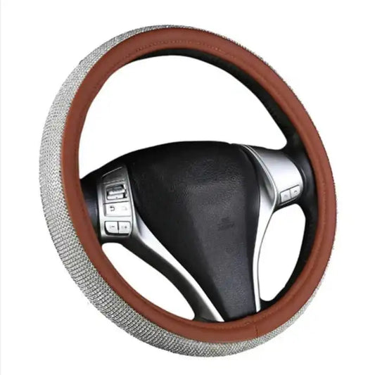 Couvre Volant Diamond Tabac