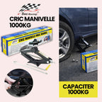 Cric ciseaux manivelle 1000KG