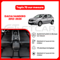 Tapis 7D sur mesure DACIA SANDERO 2012-2020
