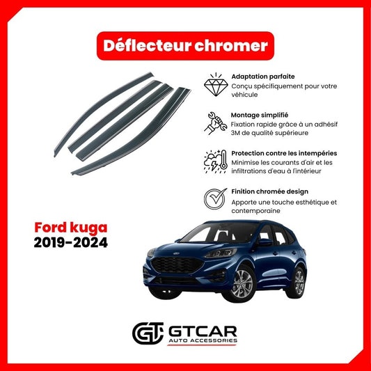 Déflecteur chrome Ford kuga 2019-2024