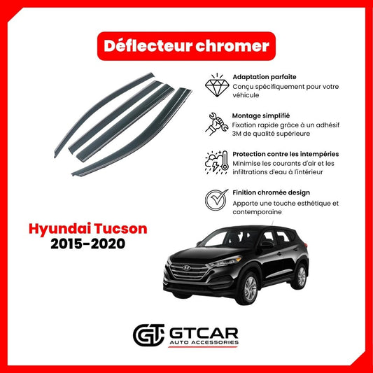 Déflecteur chrome Hyundai Tucson 2015-2020