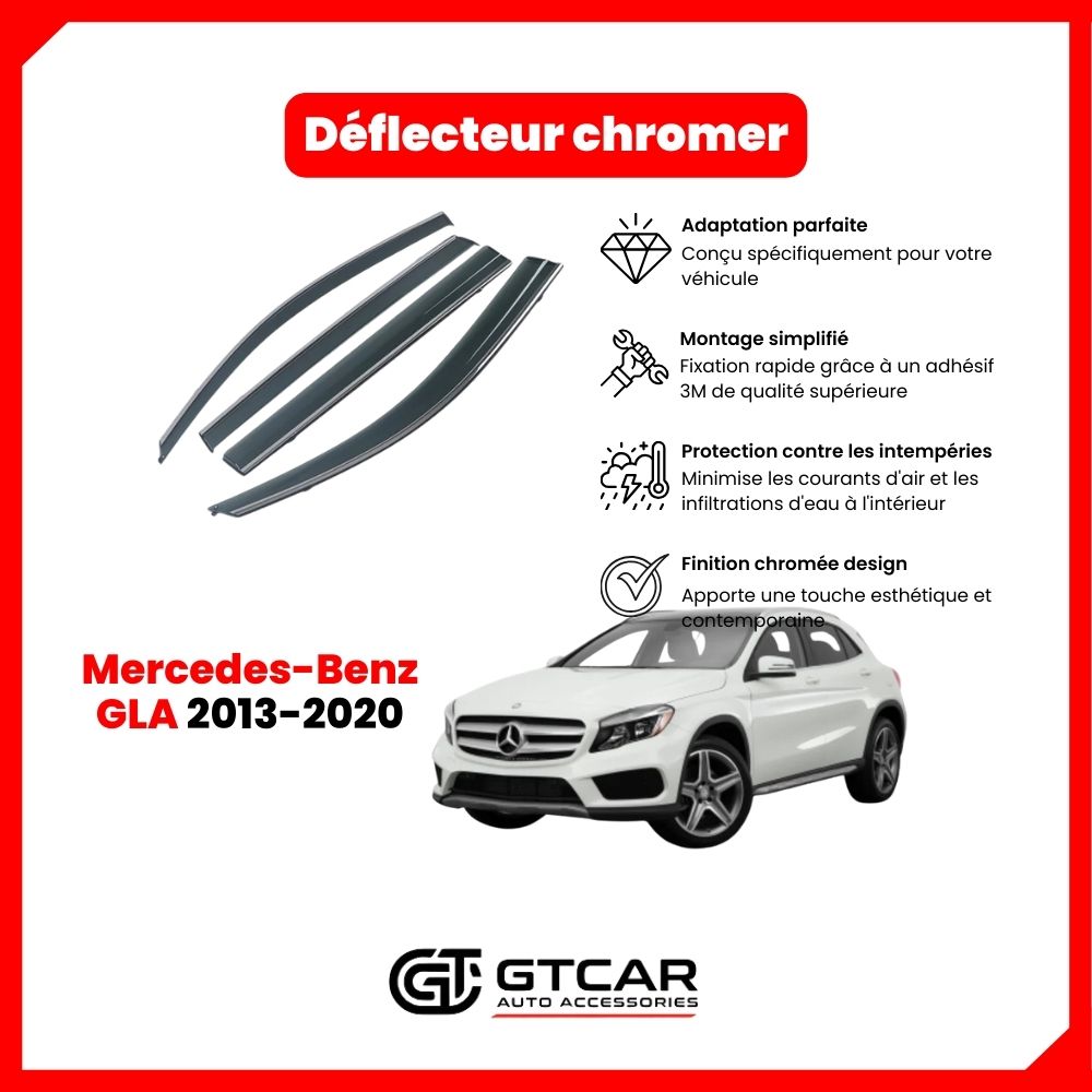 Déflecteur chrome Mercedes-Benz GLA 2013-2020