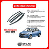 Déflecteur chrome Skoda rapide 2013-2019