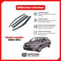 Déflecteur chrome Skoda superbe 2008-2013