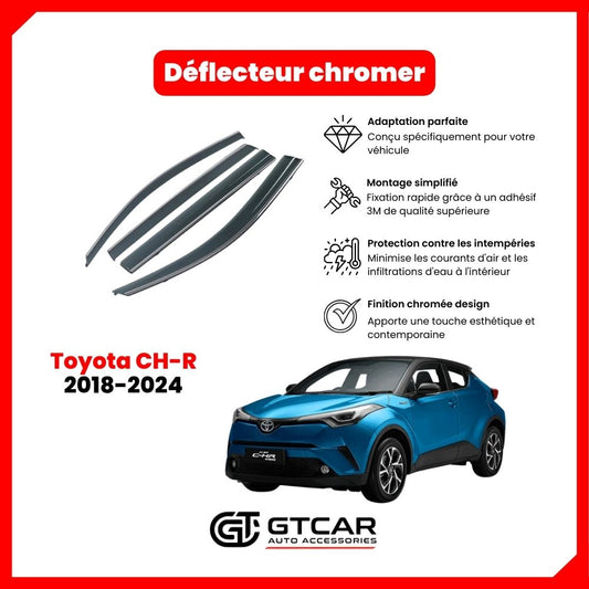 Déflecteur chrome Toyota CH-R 2018-2024