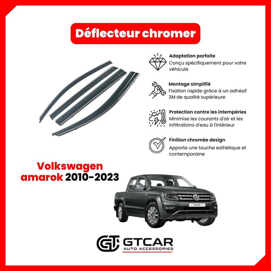 Deflecteur chrome Volkswagen amarok 2010-2023