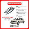 Déflecteur chrome Volkswagen golf 6 2008-2012
