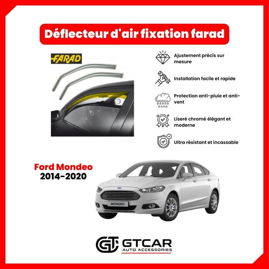 Deflecteur d'air fixation farad 2piece Ford Mondeo 2014-2020