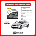 Déflecteur d'air fixation farad 2piece Kia Rio 2012-2017