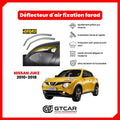 Déflecteur d'air fixation farad 2piece Nissan Juke 2010-2018