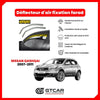 Deflecteur d'air fixation farad 2piece Nissan qashqai 2007-2011