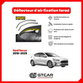 Deflecteur d'air fixation farad 2piece ford focus 2018-2025