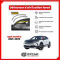 Deflecteur d'air fixation farad 2piece opel mokka 2021-2025