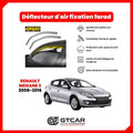 Deflecteur d'air fixation farad 2piece renault megane 3 2008-2016