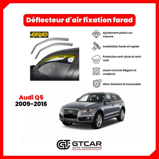 Deflecteur d'air fixation farad 2pieces Audi Q5 2009-2016 (2)