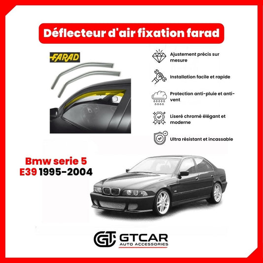 Déflecteur d'air fixation farad 2pieces Bmw serie 5 E39 1995-2004