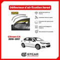 Déflecteur d'air fixation farad 2pieces Citroen C4 2010-2017
