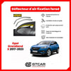 Déflecteur d'air fixation farad 2pieces Opel Grandland X 2017-2023