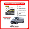 Deflecteur d'air fixation farad 2pieces Opel movano 2010-2025