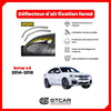 Deflecteur d'air fixation farad 2pieces bmw x4 2014-2018