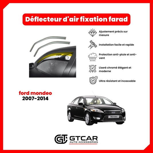 Deflecteur d'air fixation farad 2pieces ford mondeo 2007-2014