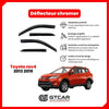 Deflecteur d'air simple noir Toota rav4 2013 2019