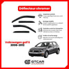 Deflecteur d'air simple noir Volkswagen golf 6 2008-2012