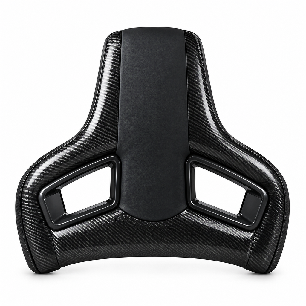 Carbon Fiber Racing Seat Back Cover