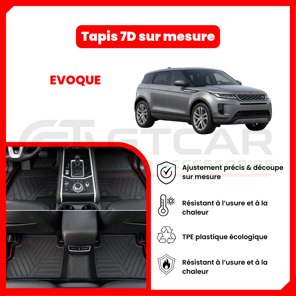 Tapis sur mesure 7D EVOQUE