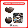 Extension d'accoudoir standard marron avec mouchoir