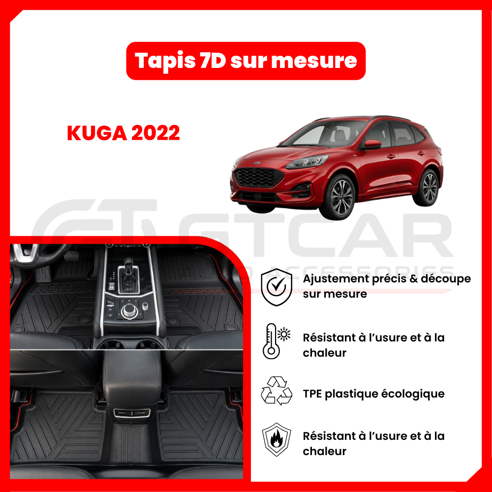 Tapis 7D sur mesure KUGA 2022