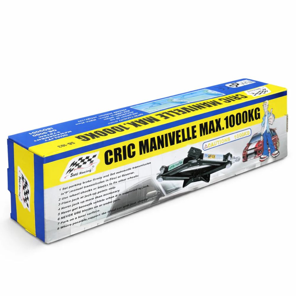 Pack dépannage = 1 cric manivelle + 1 clé télescopique