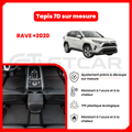 Tapis 7D sur mesure TOYOTA RAVE +2020