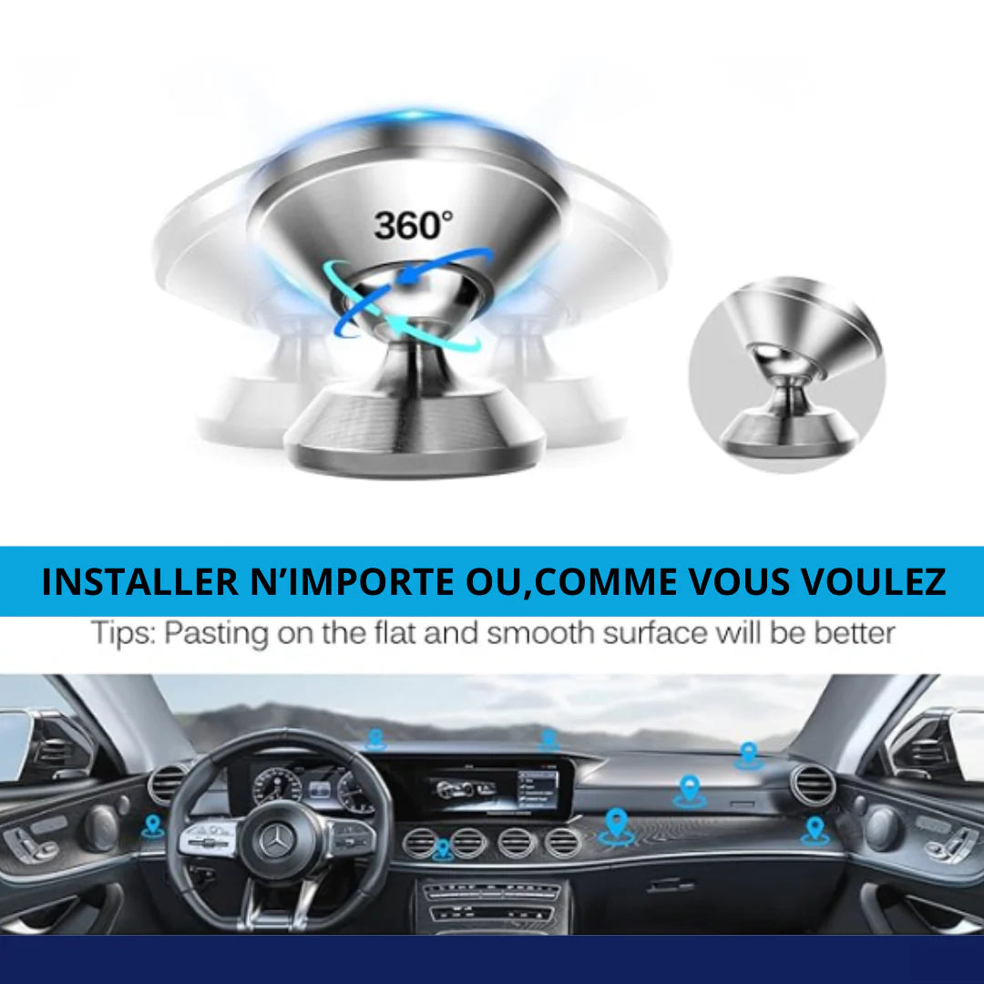 SMG-A21 Porte téléphone magnétique 360