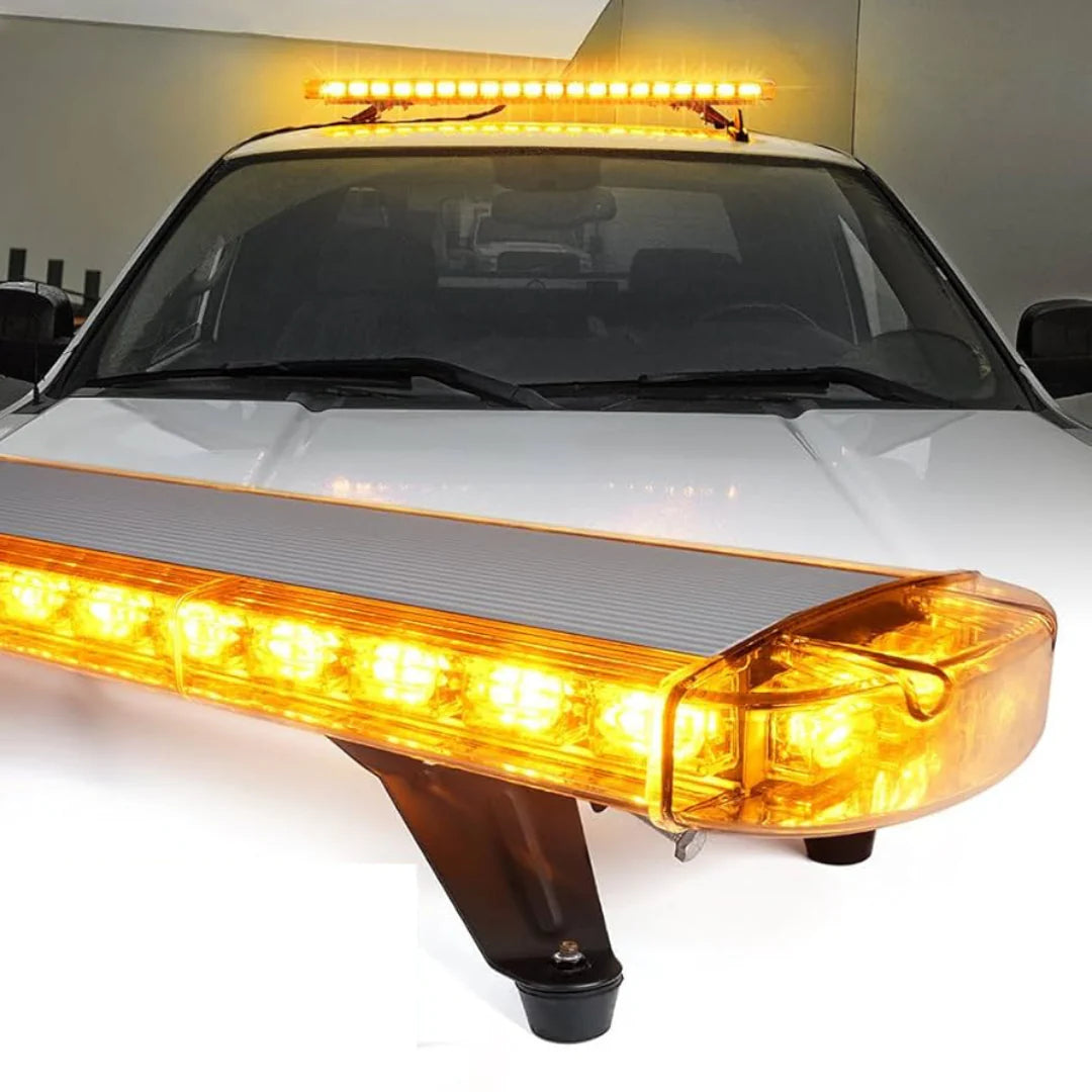 TBD-8400-88LED/ Feux tournant 1,20M sans alarm 12V orange