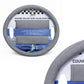 Couvre volant simili cuir + Cache ceinture 38CM